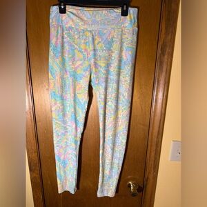 LuLaRoe Women’s Tall Curvy Leggings in Pastel Multicolor